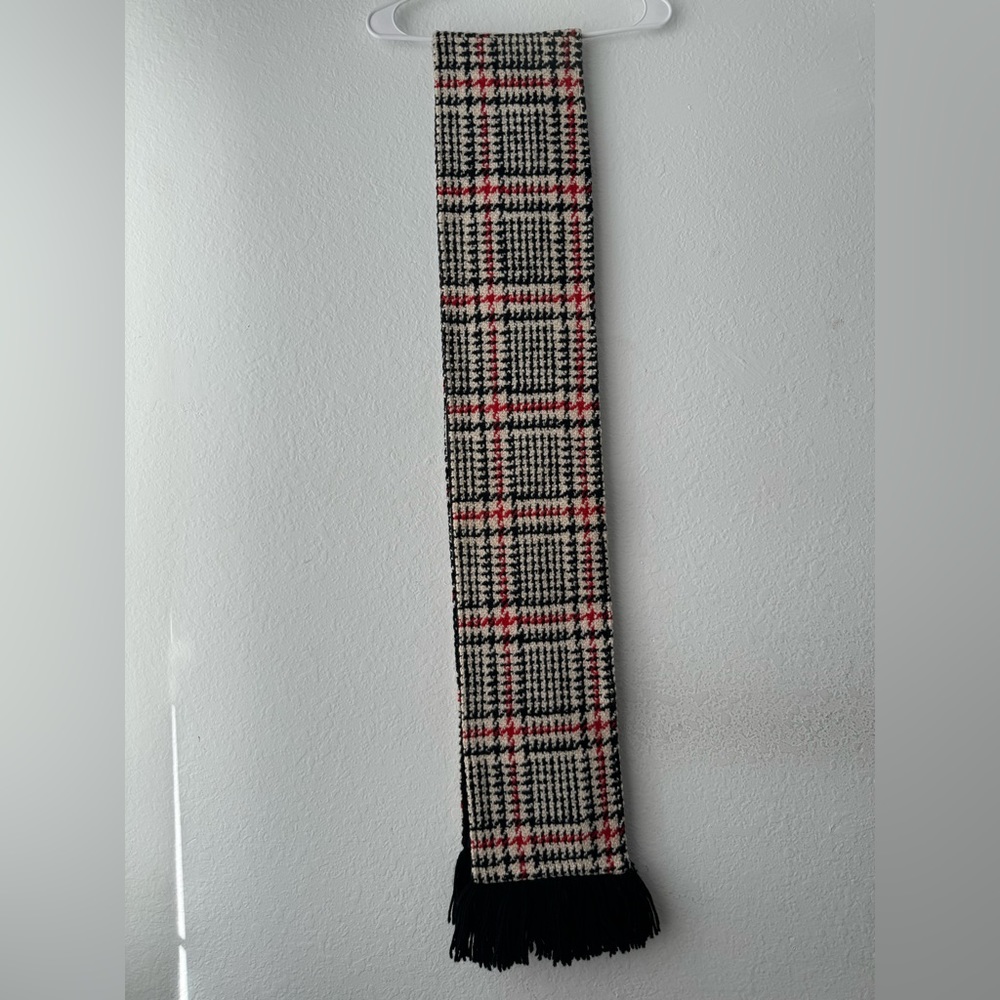 THAT YOUNG LEEDS LOOK Vtg 30’s-60s Houndstooth Wool Jacket Women Coat XS/S Scarf - Picture 16 of 16